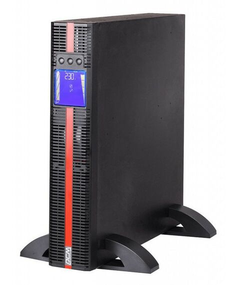 Источники бесперебойного питания: Источник бесперебойного питания PowerCom MRT-1500SE Macan On-Line, 1000VA / 1000W, Rack/Tower, LCD, Serial+USB, SmartSlot, подкл. доп. батарей фотографии