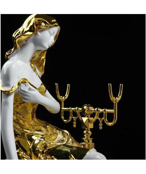 Бизнес-сувениры:  Ретро-телефон "Девушка и лилия" фотографии