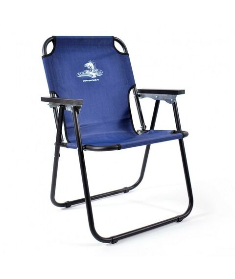 Кемпинговая мебель: Шезлонг НПО КЕДР SK-08B сталь, цвет синий, до 110кг фотографии