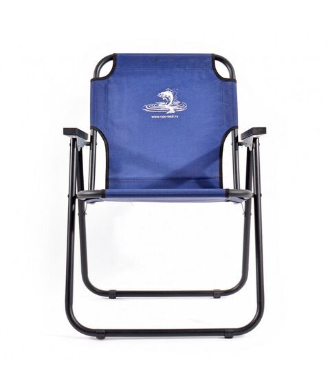 Кемпинговая мебель: Шезлонг НПО КЕДР SK-08B сталь, цвет синий, до 110кг фотографии