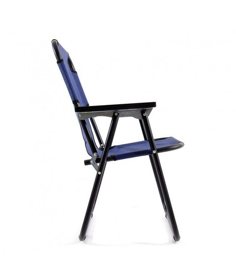 Кемпинговая мебель: Шезлонг НПО КЕДР SK-08B сталь, цвет синий, до 110кг фотографии