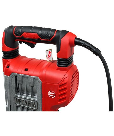 Отбойные молотки: Отбойный молоток РЕСАНТА ОМ-1800Э 1800 Вт, 70 Дж, 92 дБ фотографии