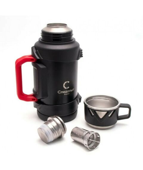 Термосы, контейнеры, бидоны, канистры: Термос Следопыт DAKAR 3л со складными ручками фотографии