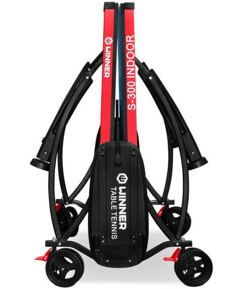 Настольный теннис: Теннисный стол складной для помещений Winner S-300 Indoor 274 х 153 х 76 см, с сеткой фотографии