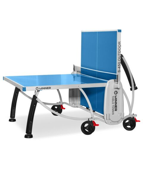 Настольный теннис: Теннисный стол всепогодный Winner S-450 Outdoor 274 х 152,5 х 76 см, с сеткой фотографии