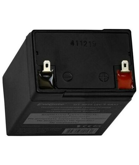 Аккумуляторы для ИБП и охранных систем: Аккумулятор для слаботочных систем Exegate Exegate DT 4045 4V, 4.5Ah [EX282943RUS] фотографии