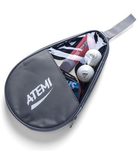 Настольный теннис: Набор н/теннис Atemi Sniper APS 1 ракетка + чехол + 2 мяча *** фотографии