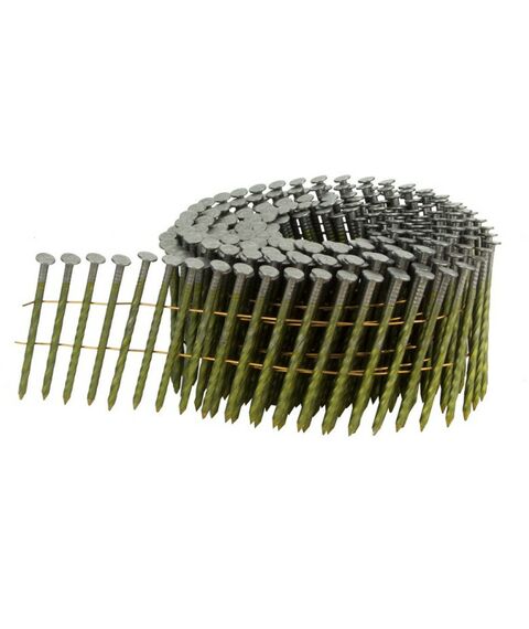 Гвозди прямого монтажа:  Барабанные гвозди по дереву тип CNW 28/70 BKSCH (винт.накат., 6000шт/уп) [FD-2870BKSCH] фотографии