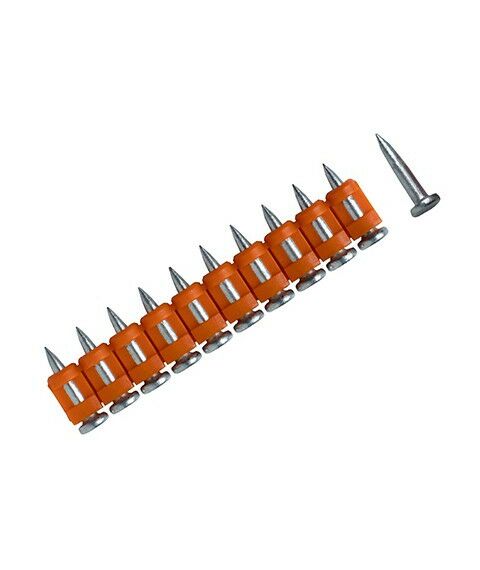 Гвозди прямого монтажа:  Гвозди 3.0*16 мм для монтажного пистолета с кованым наконечником Bullet point в комплекте с газовым баллоном 165 мм FEDAST [fd3016mgbpfc] фотографии