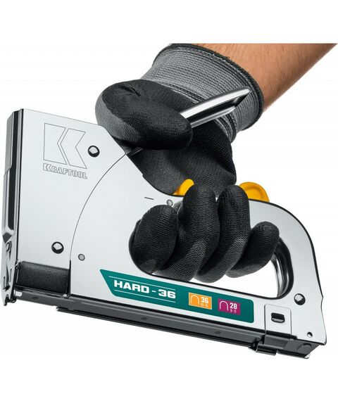 Степлеры: Кабельный рессорный степлер KRAFTOOL HARD-36 тип 36(10-14мм)/28 [3186] фотографии