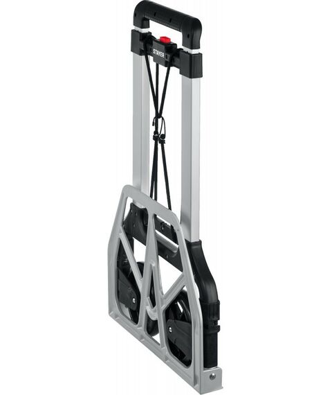 Тележки хозяйственные: Складная хозяйственная тележка STAYER PROTruck до 120кг из алюминиевого сплава, платформа 48.5х35см, колёса d16см, вес 5кг [38755-120] фотографии