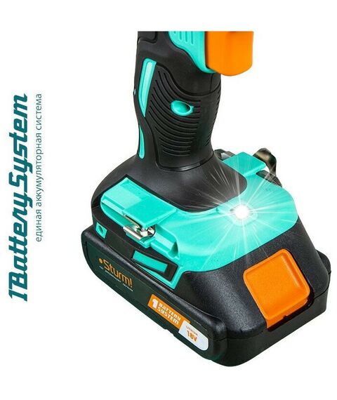 Дрели и шуруповерты: Дрель-шуруповерт аккумуляторная Sturm! CD3618T 18В, 2.0Ач, 30Нм, 1BatterySystem фотографии