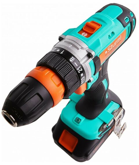Дрели и шуруповерты: Дрель-шуруповерт аккумуляторная Sturm! CD3618T 18В, 2.0Ач, 30Нм, 1BatterySystem фотографии