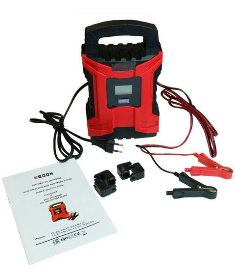 Аккумуляторы и ЗУ для инструмента, свечи зажигания: Устройство зарядное EDON CC-BC10M 6-12В, 2-10А, 3-200А/ч фотографии