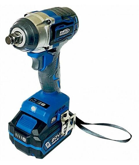 Гайковерты, отвертки: Гайковерт аккумуляторный ударный REDBO OAW-20/300PBL Li-ion 20В, 300Нм, 2000об/мин, 1/2", 1х4Ач, 1.7кг, кейс, б/щет [202020300011] фотографии