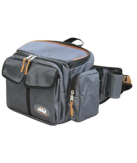Все для рыбалки: Сумка рыболовная Следопыт Fishing Hip Bag Т2 27х23х17см, цв. серый фотографии