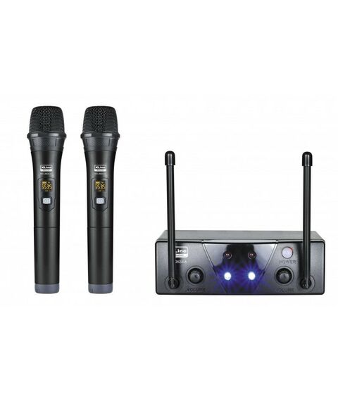 Радиомикрофонные системы: Радиосистема двухканальная c двумя ручными передатчиками Xline MD-262A-A фикс. частота фотографии