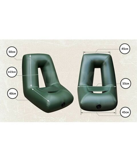 Принадлежности к моторам и лодкам:  Кресло надувное фотографии