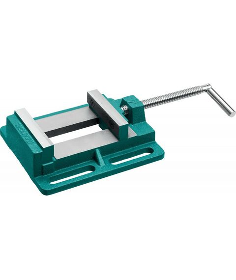 Тиски, струбцины, наковальни, верстаки: Станочные сверлильные тиски KRAFTOOL 100 мм [32715-100] фотографии