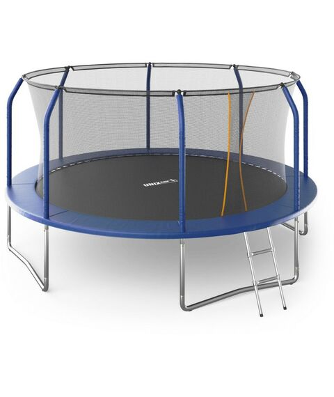 Батуты: Батут UNIX line SUPREME BASIC 14 ft (blue) фотографии