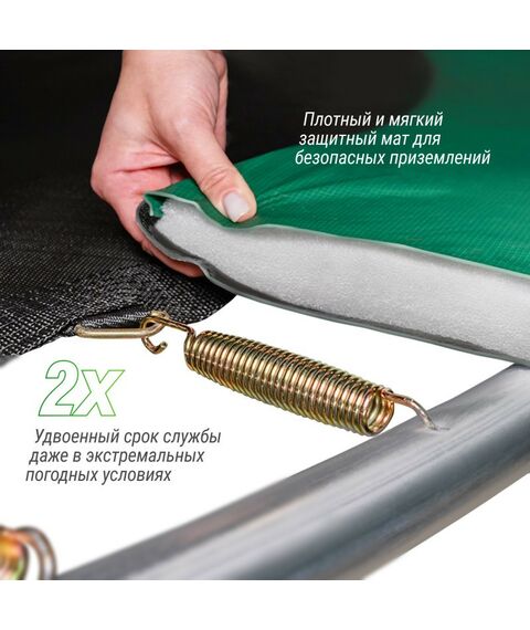 Батуты: Батут UNIX line SUPREME BASIC 16 ft (blue) фотографии