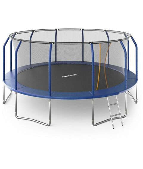 Батуты: Батут UNIX line SUPREME BASIC 16 ft (blue) фотографии