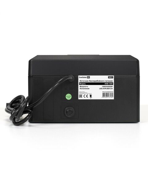 Источники бесперебойного питания: Источник бесперебойного питания Exegate NEO NNB-1000 1000VA [EX293855RUS] фотографии