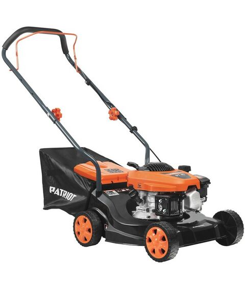Газонокосилки: Газонокосилка бензиновая Patriot PT 40 130сс, 3.5л.с., 40см, 35л. трав., пластик. дека [512109401] фотографии