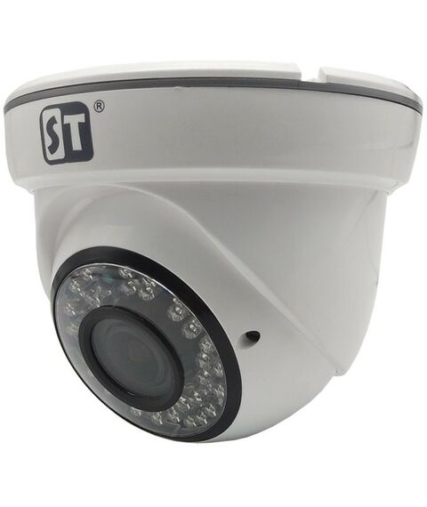 IP-камеры: Видеокамера ST ST-S2546 Light цветная IP, 2.1MP (1080p), с ИК подсветкой, для установки внутри помещений, купольная, 1/3" Progressive Scan CMOS, 2.8-12 mm (соответствует 100°-32° по горизонтали), ПЛАСТИК фотографии