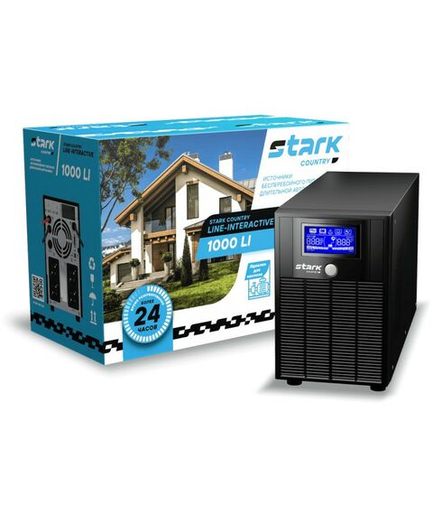 Источники бесперебойного питания: Источник бесперебойного питания Stark Country 1000 Line-Interactive фотографии