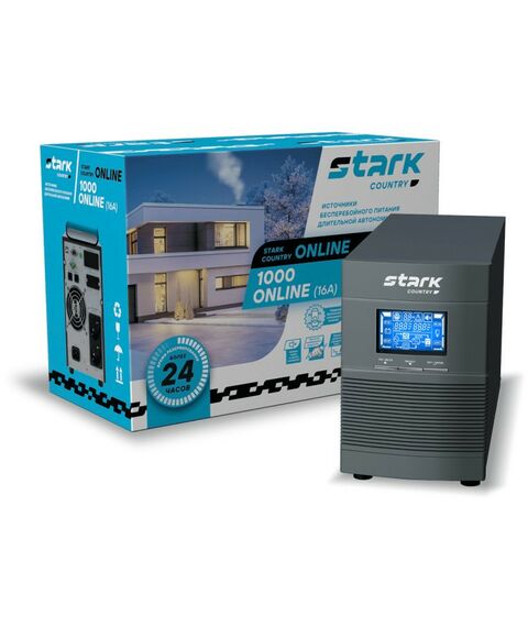 Источники бесперебойного питания: Источник бесперебойного питания Stark Country 1000 ONLINE (16A) фотографии