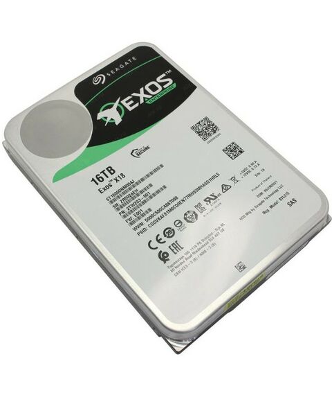 Жесткие диски: Жёсткий диск Seagate 16 Tb Exos X18 SAS 12Gb/s 3.5" 7200rpm 256Mb [ST16000NM004J] фотографии