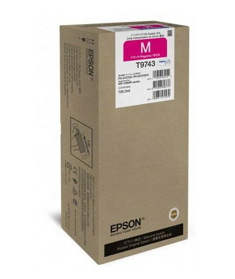 Для Epson (оригинал): Картридж Epson C13T974300 для WorkForce Pro WF-C869R Пурпурный XXL фотографии