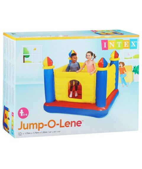 Детские спортивные комплексы: Игровой центр - батут Intex Замок 175 х 175 х 135 см от 3-6 лет [48259NP] фотографии