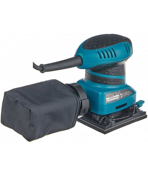 Плоскошлифовальные (вибрационные): Вибрационная шлифмашина Makita BO4555 200W, 14000 об/мин, 112х102 мм, пылесборник фотографии