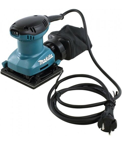 Плоскошлифовальные (вибрационные): Вибрационная шлифмашина Makita BO4557 180W, 14000 об/мин, 112х102 мм, пылесборник фотографии