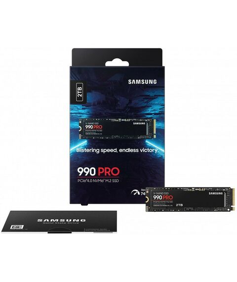 SSD-накопители: SSD-накопитель Samsung 2 Tb 990 PRO Series M.2 2280 M RTL [MZ-V9P2T0BW] фотографии