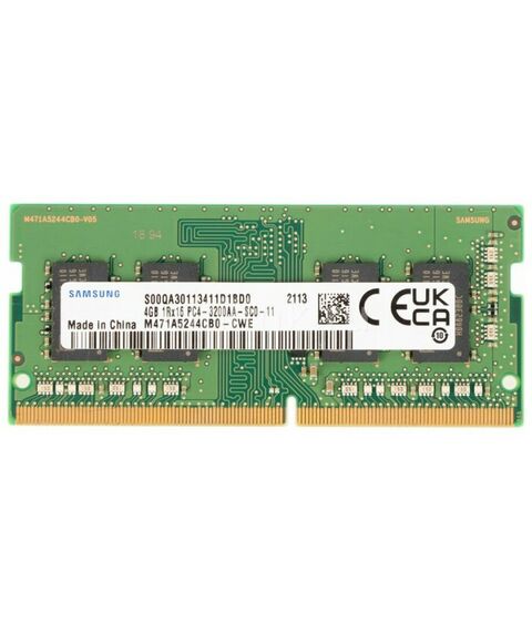 Память для ноутбуков: Модуль памяти Samsung 4Gb SO-DIMM DDR4 3200MHz PC4-25600 [M471A5244CB0-CWE] фотографии