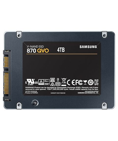 SSD-накопители: SSD-накопитель Samsung 4 Tb 870 QVO Series SATA 6Gb/s 2.5" RTL [MZ-77Q4T0BW] фотографии
