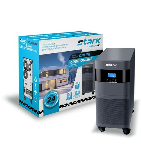 Источники бесперебойного питания: Источник бесперебойного питания Stark Country 6000 ONLINE (4/12A) фотографии