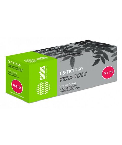 Для Kyocera: Тонер-картридж Cactus CS-TK1150 аналог TK-1150 для ECOSYS P2235d/P2235dn/ P2235dw/M2735dw 3000 страниц фотографии