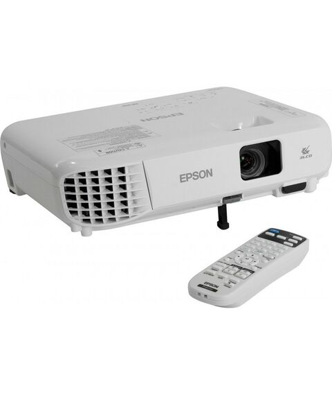 Проекторы: Проектор Epson EB-E01 white LCD, 1024 x768, 3300Lm, 1.44-1.95:1, 15000:1, VGA, HDMI, USB-B [V11H971040] фотографии