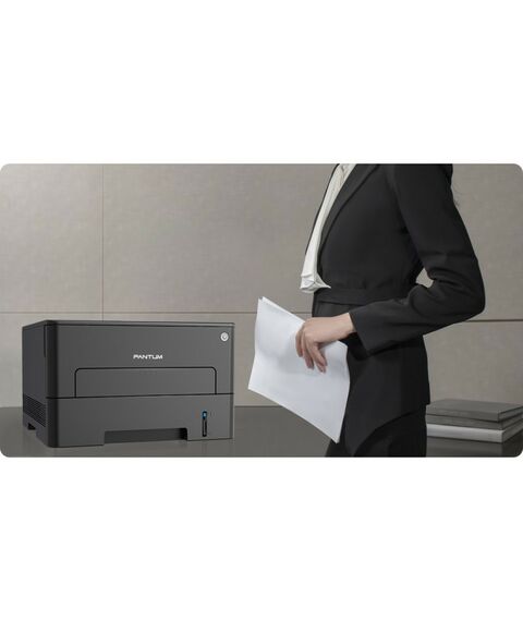Лазерные принтеры: Принтер лазерный Pantum P3020D чёрный A4, 1200dpi, 30ppm, 128Mb, Duplex, USB фотографии