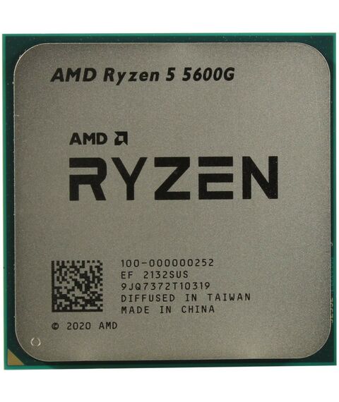Процессоры: Процессор AMD Ryzen 5 5600G 3.9 GHz/6core/SVGA RADEON/3+16Mb/65W Socket AM4 [100-000000252] фотографии