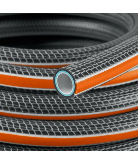 Шланги, системы водопровода и автополива: Поливочный шланг GRINDA PROLine ULTRA 6 50 м 1/2", 30 атм, шестислойный двойное армированиие [429009-1/2-50] фотографии