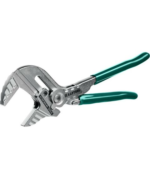 Столярно-слесарный инструмент: Клещи переставные-гаечный ключ KRAFTOOL 180 мм Vise-Wrench [22063] фотографии