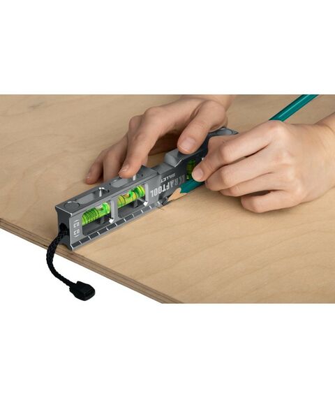 Строительные уровни: Брусковый магнитный уровень KRAFTOOL Billet 8-в-1 20 см [34790] фотографии