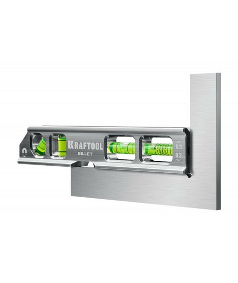 Строительные уровни: Брусковый магнитный уровень KRAFTOOL Billet 8-в-1 20 см [34790] фотографии