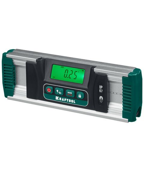 Угломеры, уклономеры: Уровень-уклономер электронный KRAFTOOL EXTREM 0-360°, точность 0,05°, HOLD, подсветка экрана, IP67 [34686] фотографии
