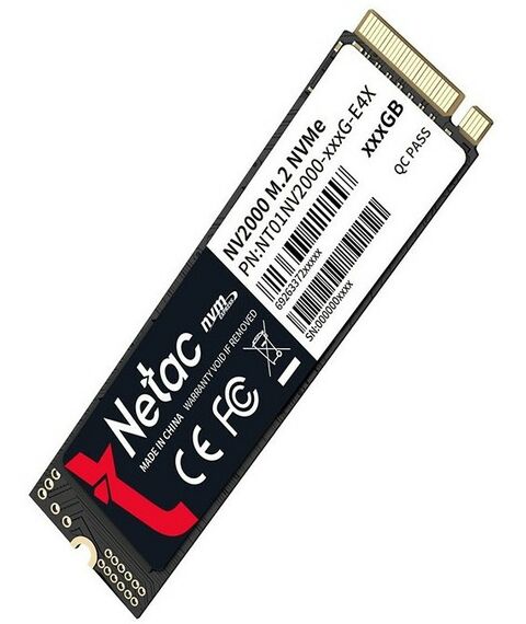 SSD-накопители: SSD-накопитель Netac 256 Gb NV2000 M.2 2280 M [NT01NV2000-256-E4X] фотографии